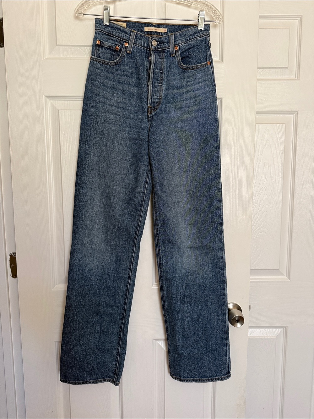 Levi’s Ribcage Straight Full Length Denim - Medium Wash 25